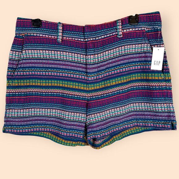 GAP 3" City Shorts in Multicolor Weave Size 8 Tall - Picture 5 of 13